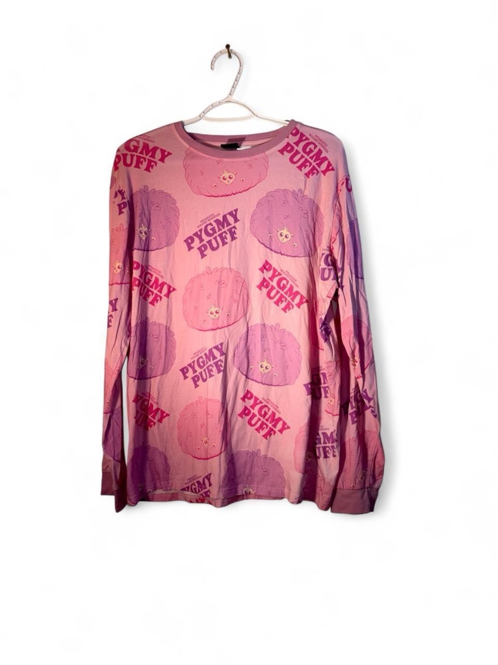 Cakeworthy X Harry Potter Pygmy Puff Pink Graphic Long-Sleeve Sleep Top